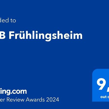 B&B Fruehlingsheim Racines Eksteriør billede